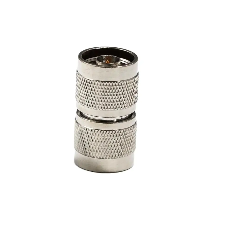 

1PC NEW N Male Plug to N Type Male RF Coax Adapter Coupler Straight Nickelplated Wholesale