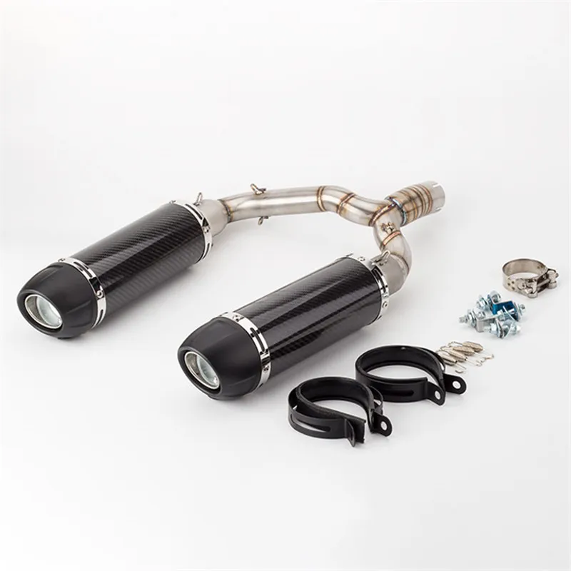 

Motorcycle modified exhaust pipe GSR400 GSR600 BK400 BK600 modified GSR400 exhaust with middle Link Pipe suit