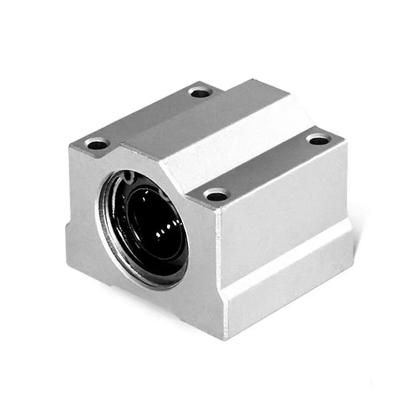 2pcs Free shipping SC6UU SC8UU SC10UU SC12UU SC13UU SC8LUU Linear Ball Bearing Block JCNC Linear Unit Linear Shaft 3D printer