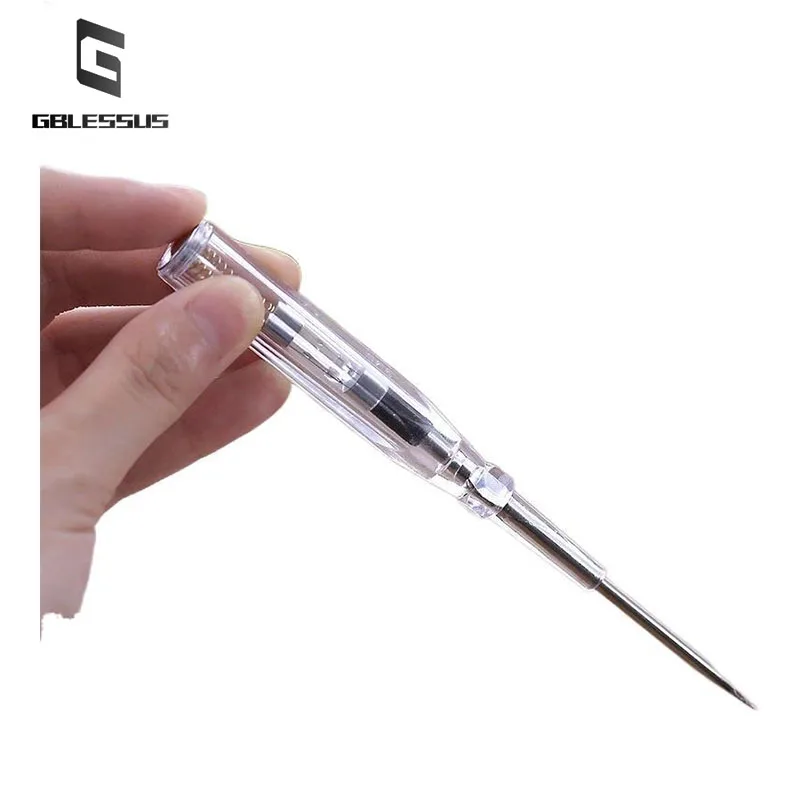 1pcsTransparent Magnetic Slotted Screwdriver Contact Type Power Supply  Test Pen Electroscope