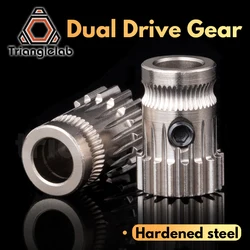 Trianglelab-Kit de doble engranaje para extrusor, juego para extrusora Mini Bowden clonado Btech, actualización para la impresora 3D Prusa i3