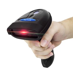 NETUM NT-1698W Handheld Wirelress Barcode Scanner UND NT-1228BL Bluetooth 1D/2D QR Bar Code Reader PDF417 für IOS Android IPAD