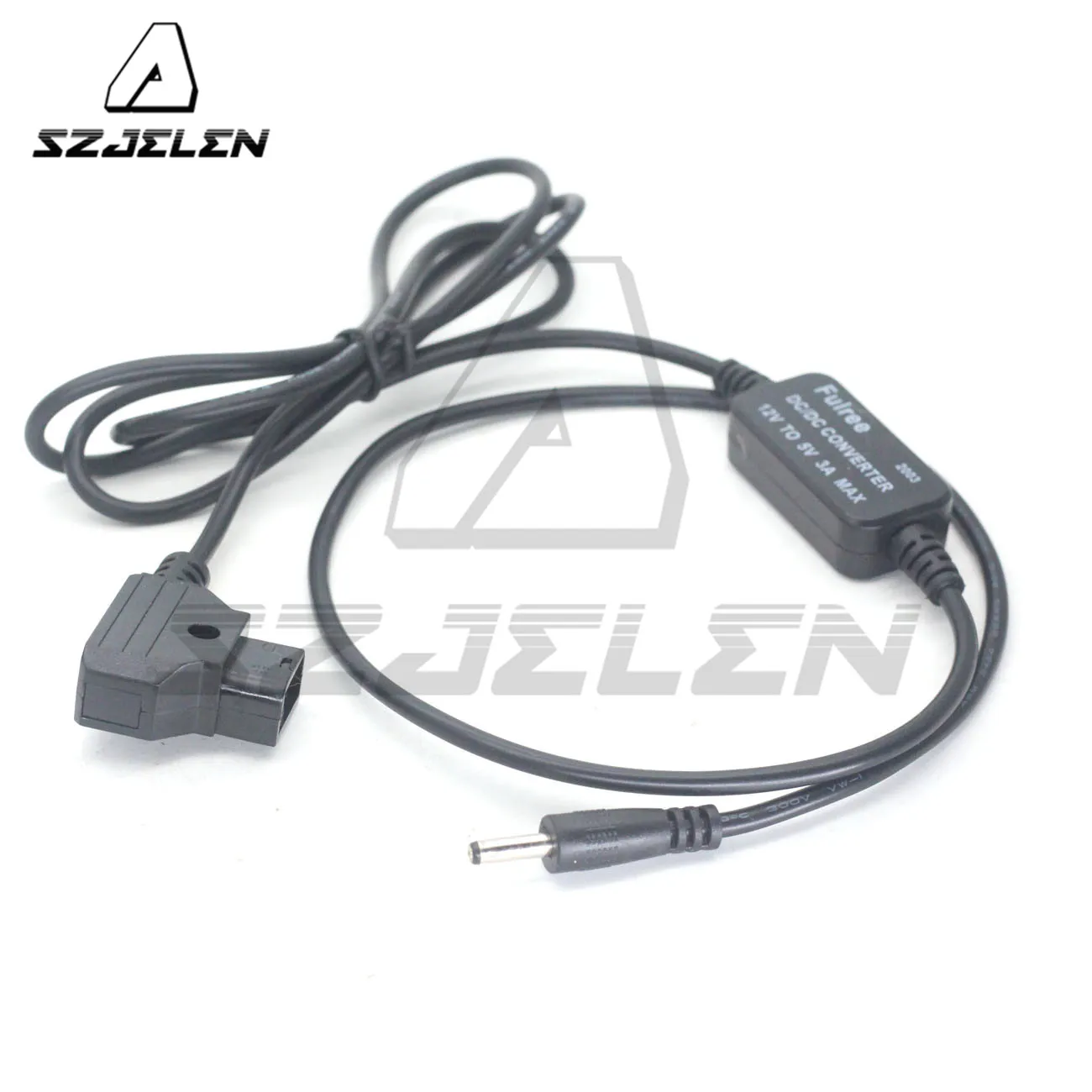 14.8v D-Tap Male to 5v 3A DC 3.5/1.35 eartec the HUB three-way call power cable