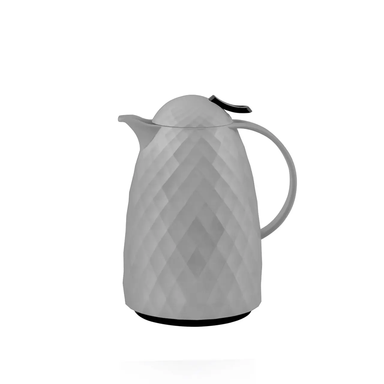 1 LT Gray Prism Push Lid Vacuum Flask