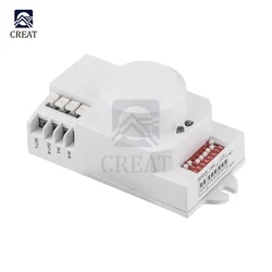 5.8G Microwave Radar Sensor Switch 220V TDL-1918 Sensor Switches Accessories Adjustable Distance