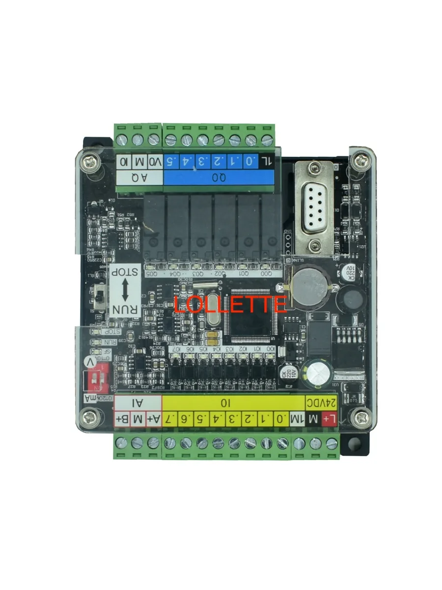 LE-200 CPU222 DC/DC/DC  2AD1DA 8 port input  6 port Transistor output V4.0 STEP Relay output