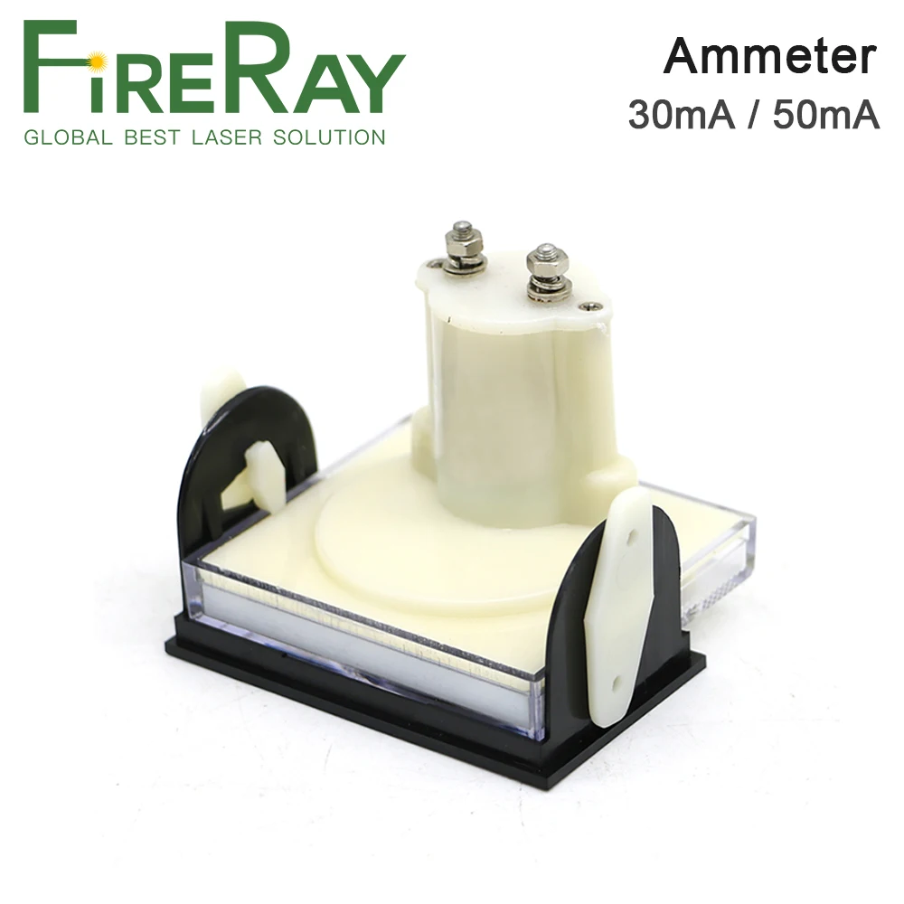 FireRay Ammeter 30mA 50mA 100mA 85C17 Meter Current for CO2 Laser Engraving and Cutting Machine