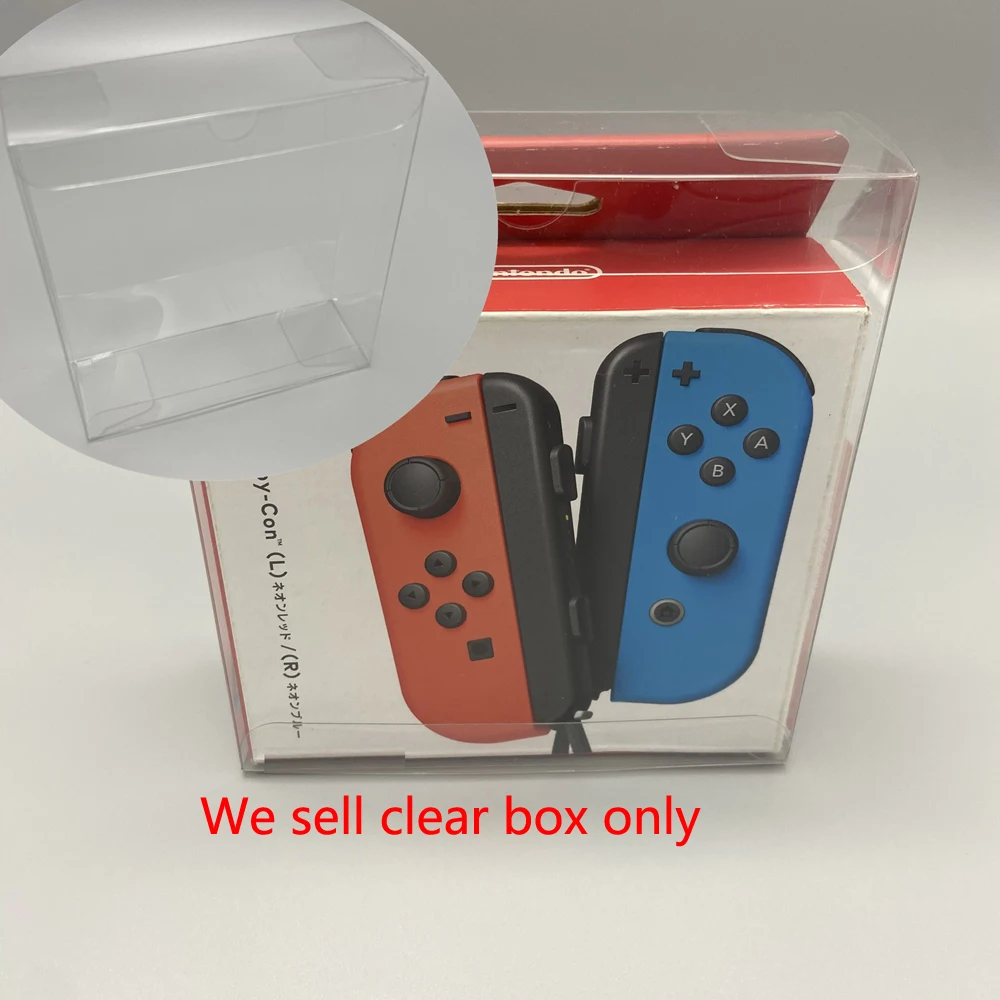 

Clear transparent box For SWITCH NS joycon game controller Display storage PET Box