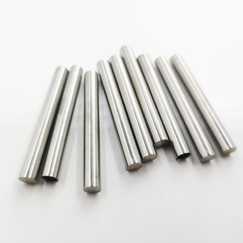 10pc stainless steel 304 metal pipe 6*50 for temperature sensors DS18B20 PT100 metal probe sensor protector cover