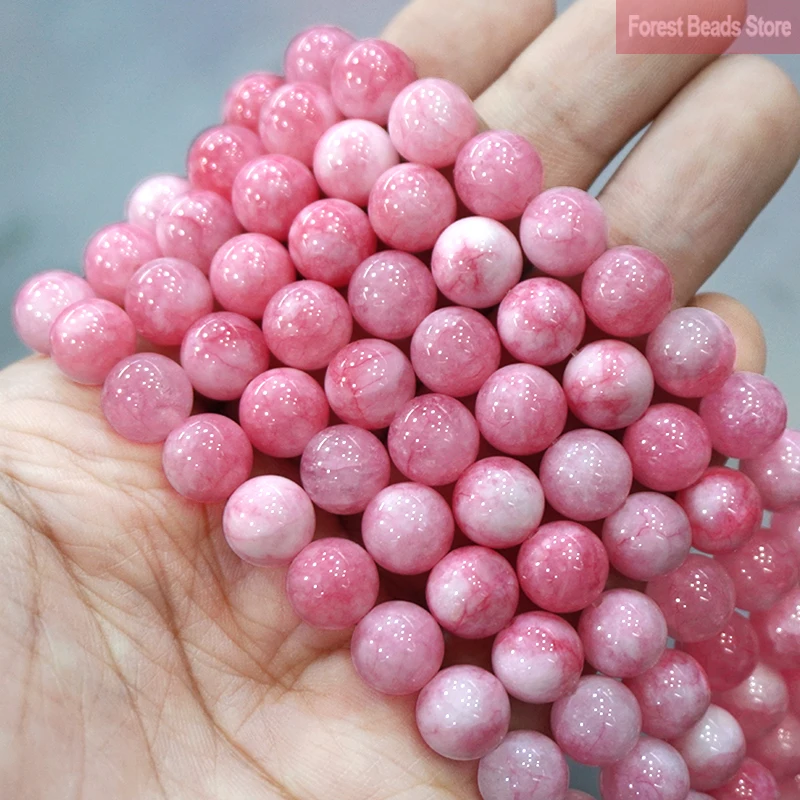 Light Pink Rose Jasper Beads 15\
