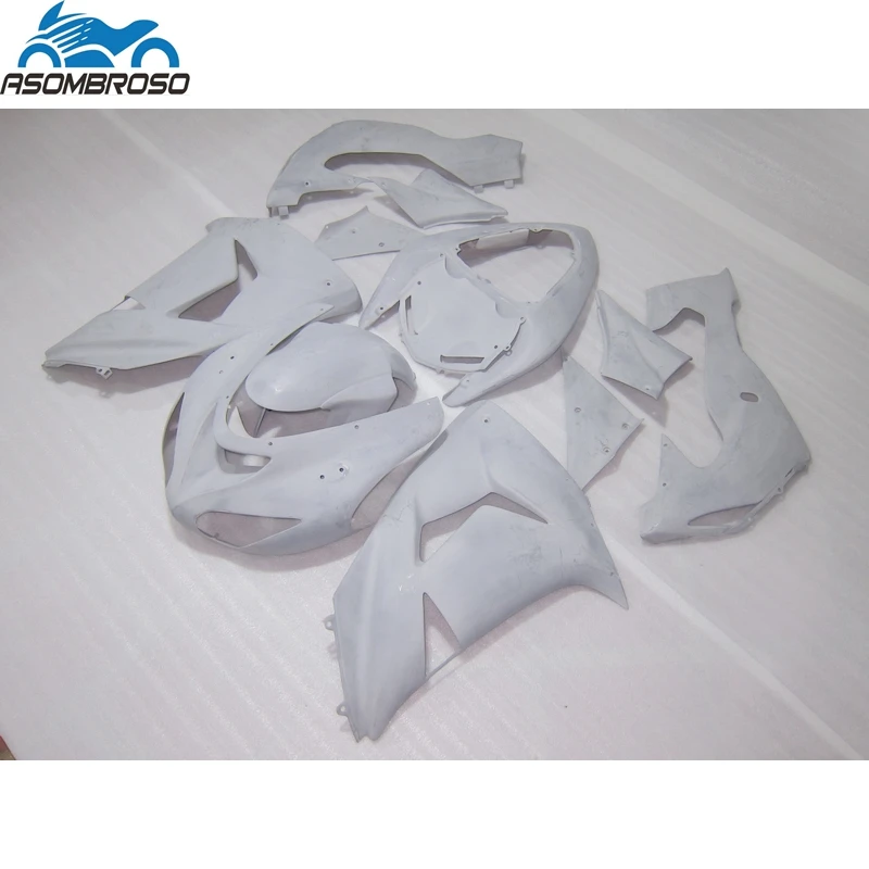 

Plastic Racing Motorcycle Bodyworks for Kawasaki Ninja ZX10R fairing kit 2006-2007 Unpainted fairing set zx10r 06 07 GH23