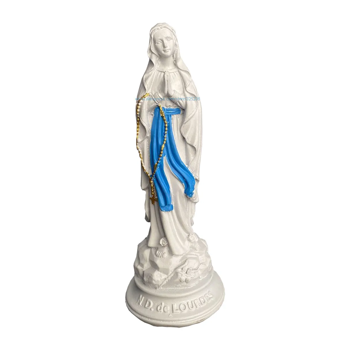 Resin Figurine of Virgin Mary Statue, Our Lady of Jesus, Catholic Statuary, New