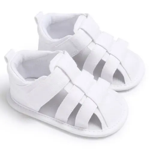 Baby Baby Meisjes Jongens Zachte Tong Pasgeboren Antislip Canvas Schoenen Sandalen Prewalker