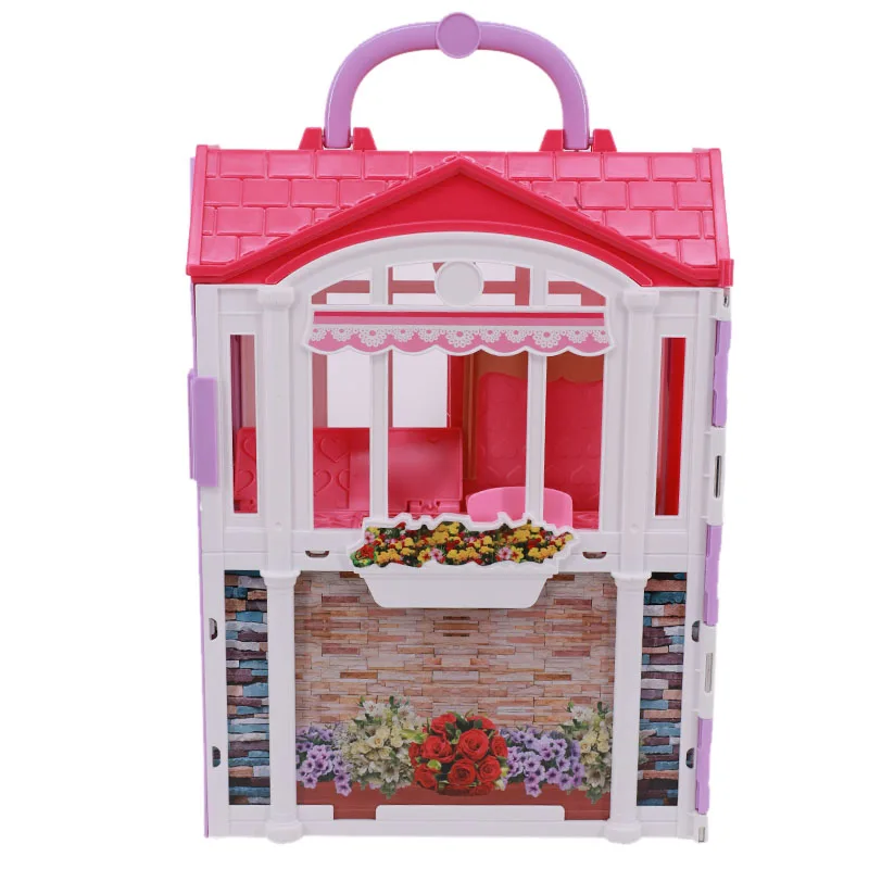 Doll Clothes Accessories Dollhouse 1/6 For Barbies 30Cm Furniture Wardrobe Mixing Of Multiple Accessories Bed Barbiees Doll Toy