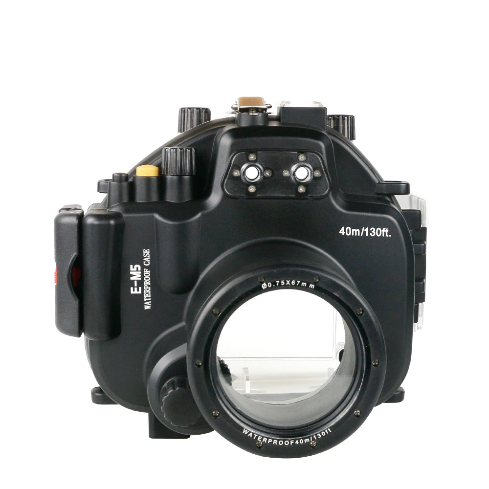 MEIKON 130FT/40M for Olympus E-M5 / EM5 with 12-50mm Lens Underwater Depth Diving Case Waterproof Camera Housing Cover Box