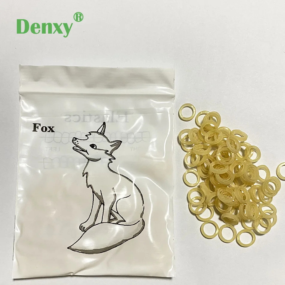 5000pc/pack Dental orthodontic Latex elastic rubber bands ortho elastic bunny fox Chipmunk rabbit brace Orthodontic Bracket