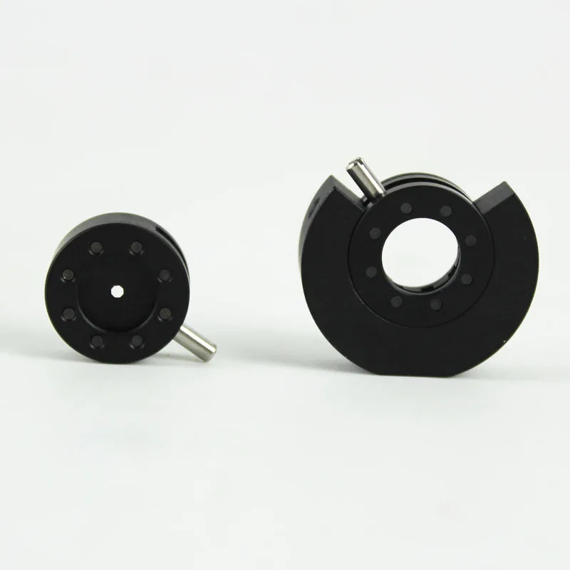Diámetro de amplificación de Zoom, condensador de apertura de diafragma de Iris óptico de 0,5-7,5mm, 8 cuchillas para adaptador de microscopio de cámara Digital