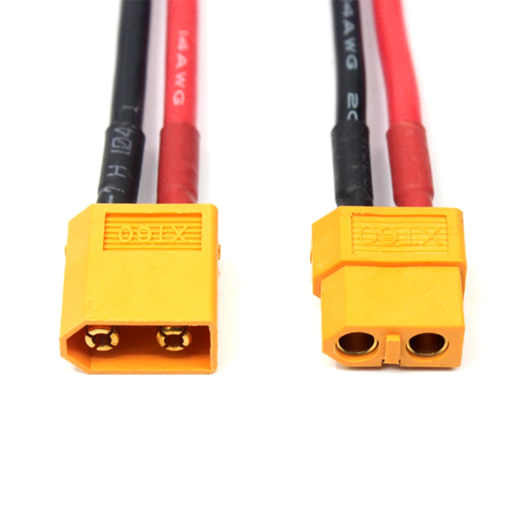 Câble connecteur mâle et femelle pour batterie, 14 AWG count60, 1 paire