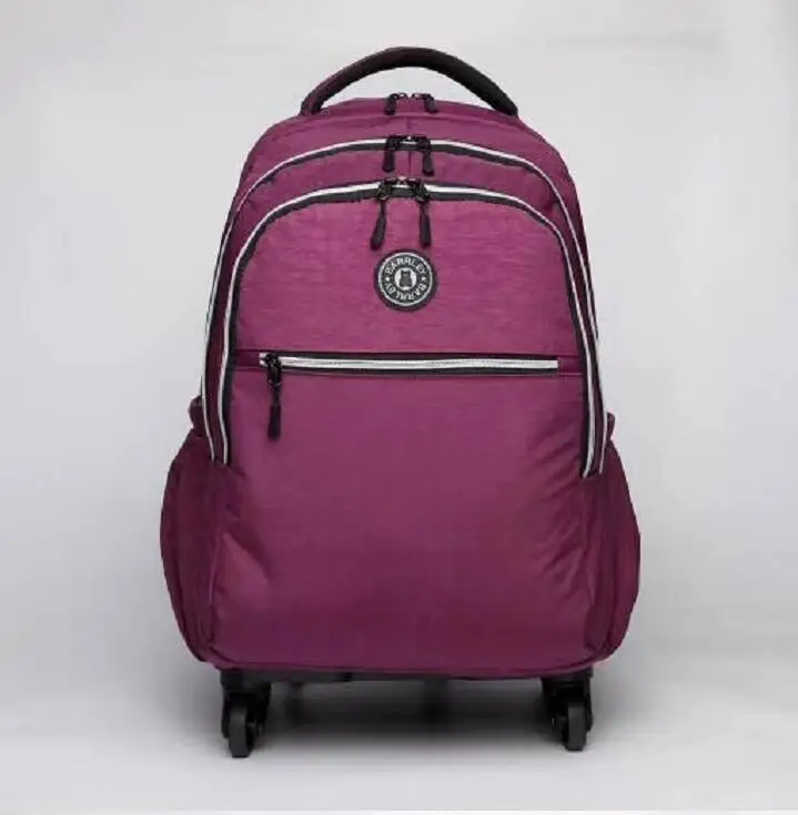 20 Polegada mochila de rolamento sobre rodas saco de viagem feminino saco de bagagem de rolamento sobre rodas carryon saco de bagagem de mão sacos de rodas