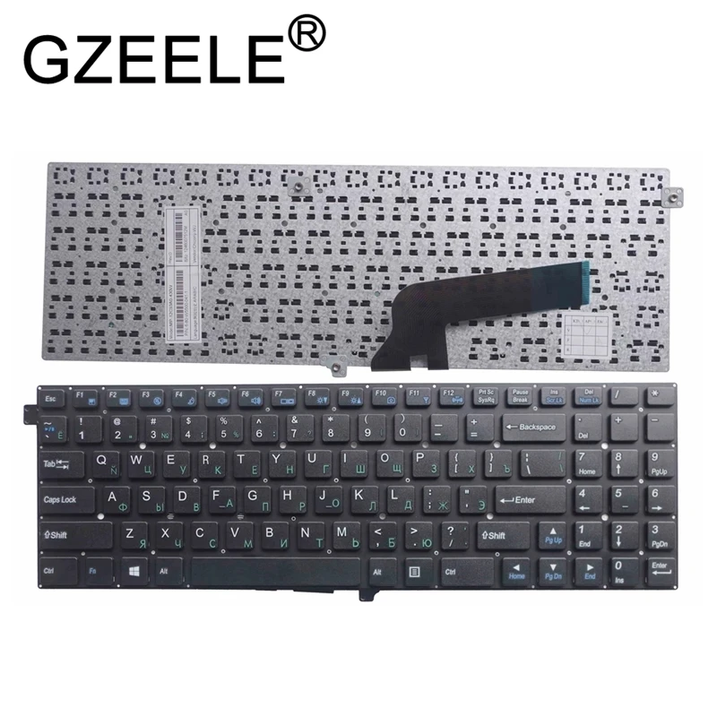 GZEELE RU FOR CLEVO W550 W550EU W550EU1 W550EU W550EUI Laptop Keyboard Russian RU layout