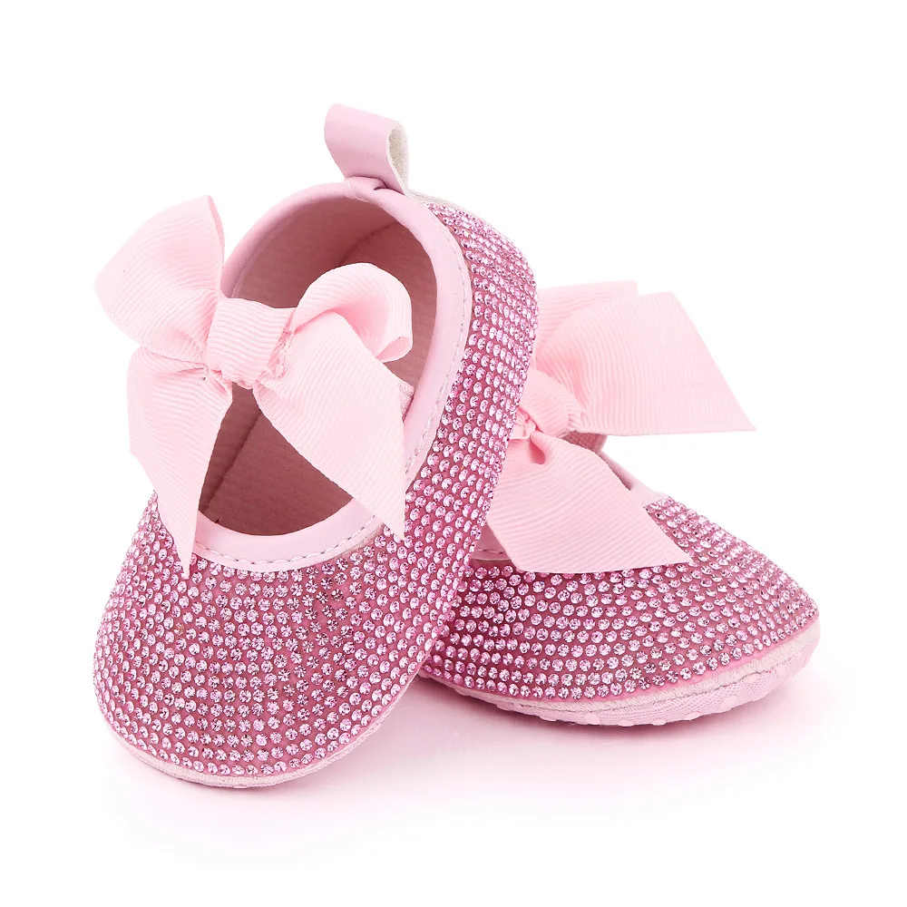 Summer New Korean Baby Girl Pearl Rhinestone Soft Bottom Toddler Princess Shoes 0-1 Year Old Infant Shoes 2584