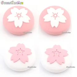 Pink Sakura Cherry blossom Flower Thumb Stick Grip Cap Joystick Cover For Nintend Switch Joy-con / Switch lite Controller