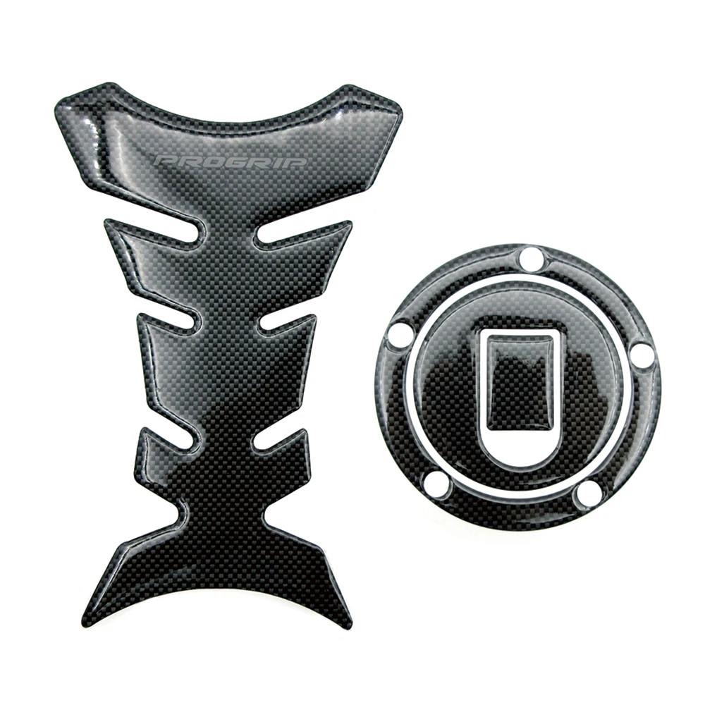 

For Kawasaki Z 750 Z1000 ZX-6R/ZX-636 ZX-9R ZX-10R Motorcycle Carbon Fiber Fuel Tank Pad Decals Gas Cap Cover Protector Stickers