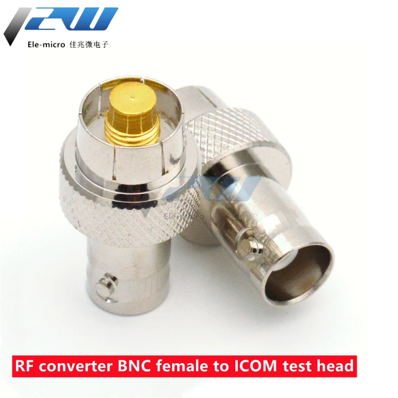 RF copper BNC female to ICOM antenna test head BNC female to flat head AD-98FSC walkie-talkie adapter