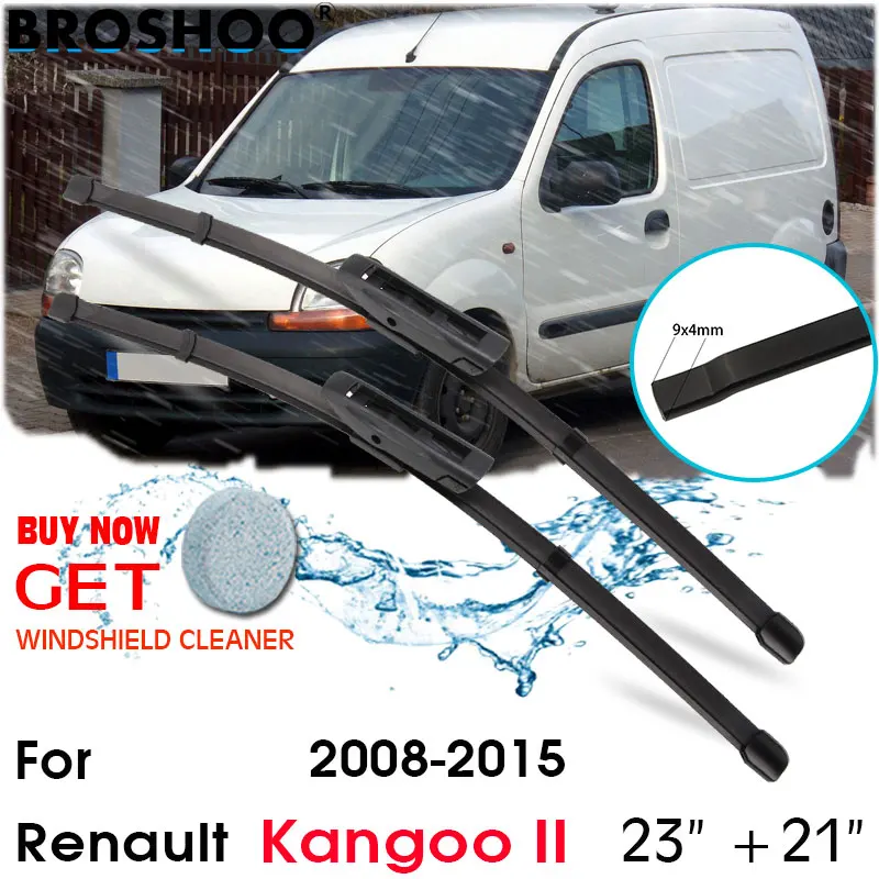 

Car Wiper Blade Front Window Windscreen Windshield Wipers Blades Auto Accessories For Renault Kangoo II 23''+21'' 2008-2015