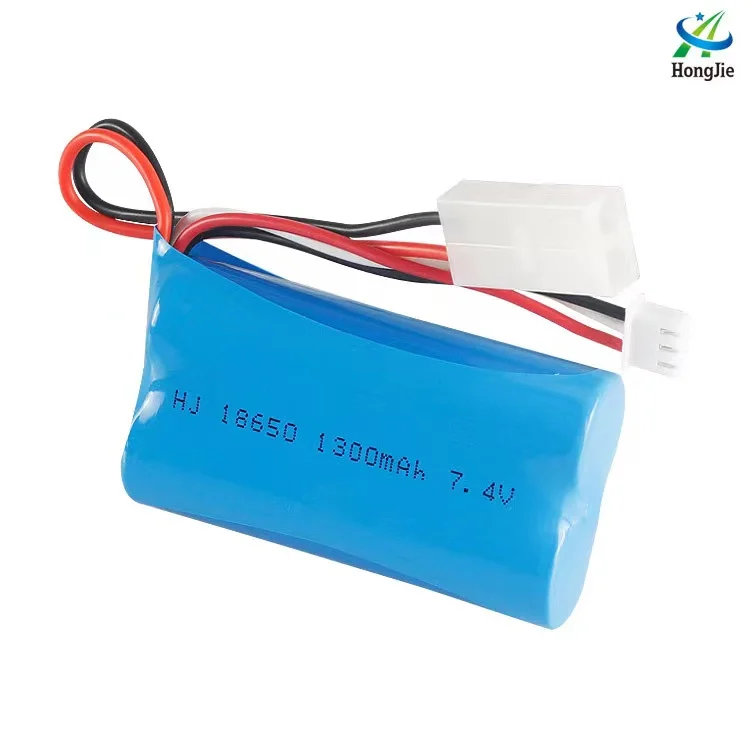 Factory 1300 mah 18650 cylindrical pin 7.4 V lithium battery to 2856 remote control car suv spot at a high speed