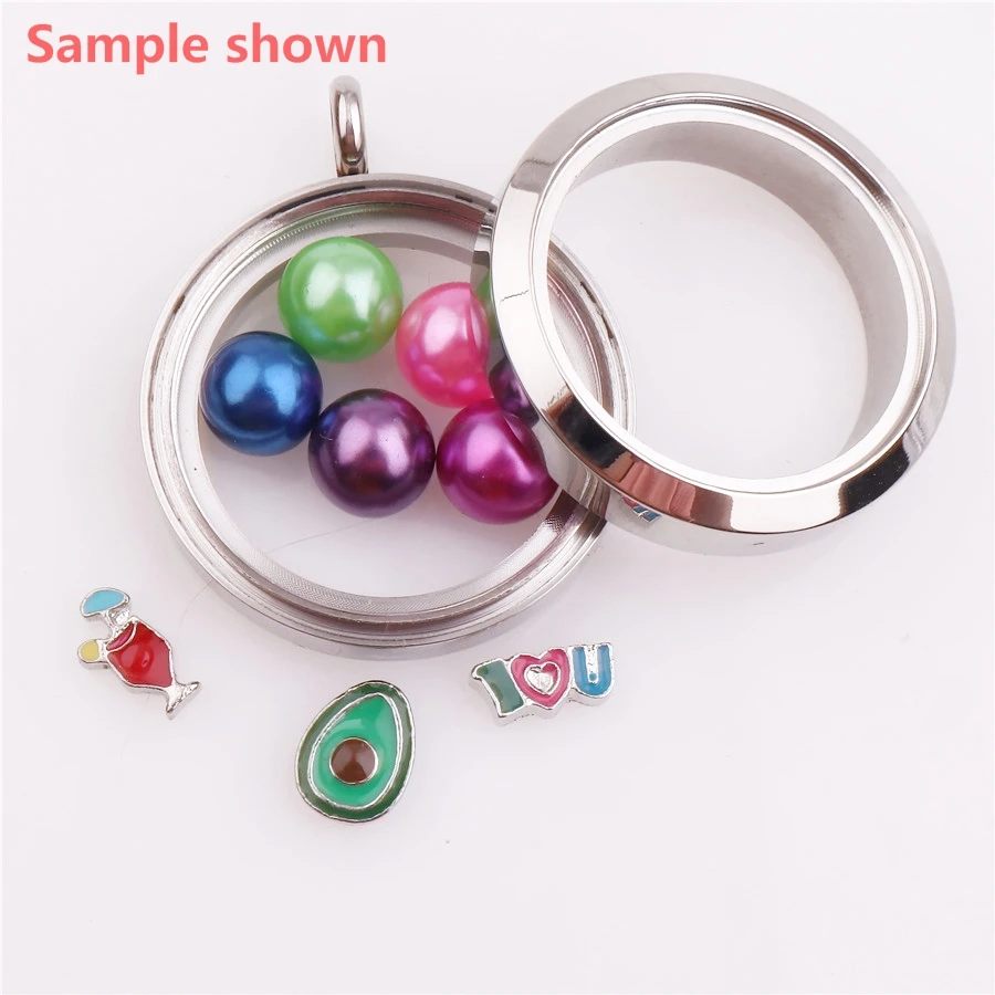 60pcs Mixed Floating Charms for DIY Memory Lockets