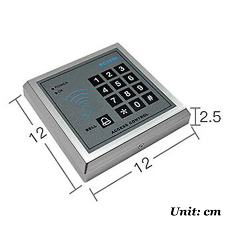 Waterproof Wireless ID Reader 125Khz Compatible with Hidden lock sold in our store 433Mhz Card Reader Wireless Keyboard