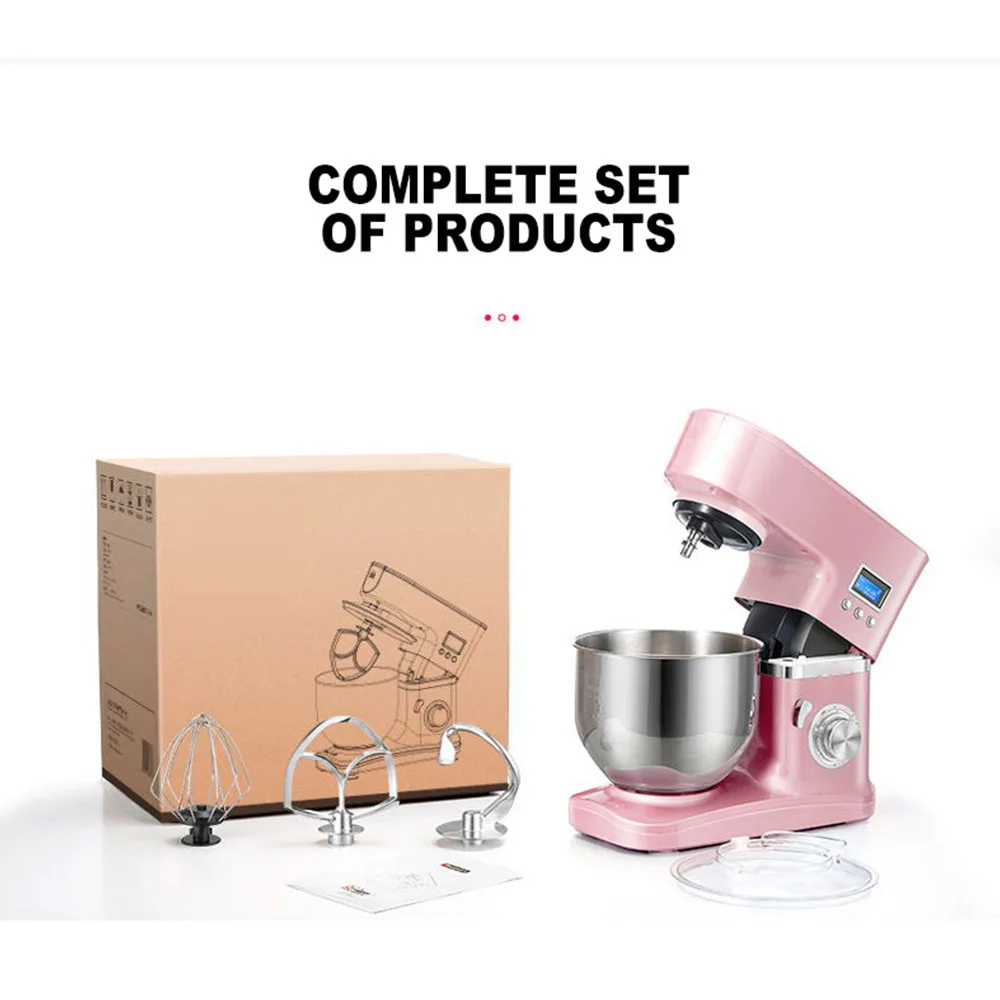 Máquina de Chef para el hogar, pequeña, multifunción, mezcladora de masa automática, amasadora y máquina de masa