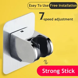 SHAI New Arrival Shower Head Holder Wall Mounted Shower Holder Bathroom Accessory 7-Speed Adjustable Shower Bracket Easy To Use