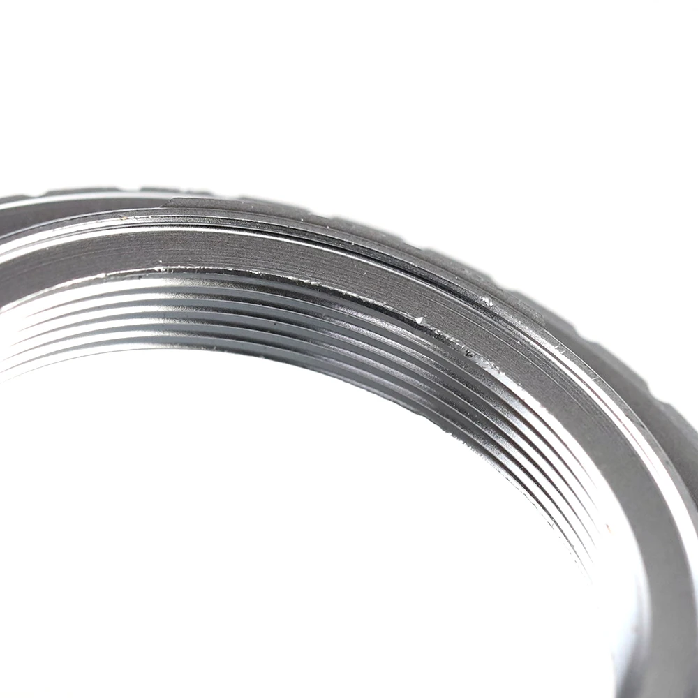 Silver M42-EOS Lens Mount Adapter Ring for M42 (42x1mm) screw mount lens to Canon EOS EF mount camera