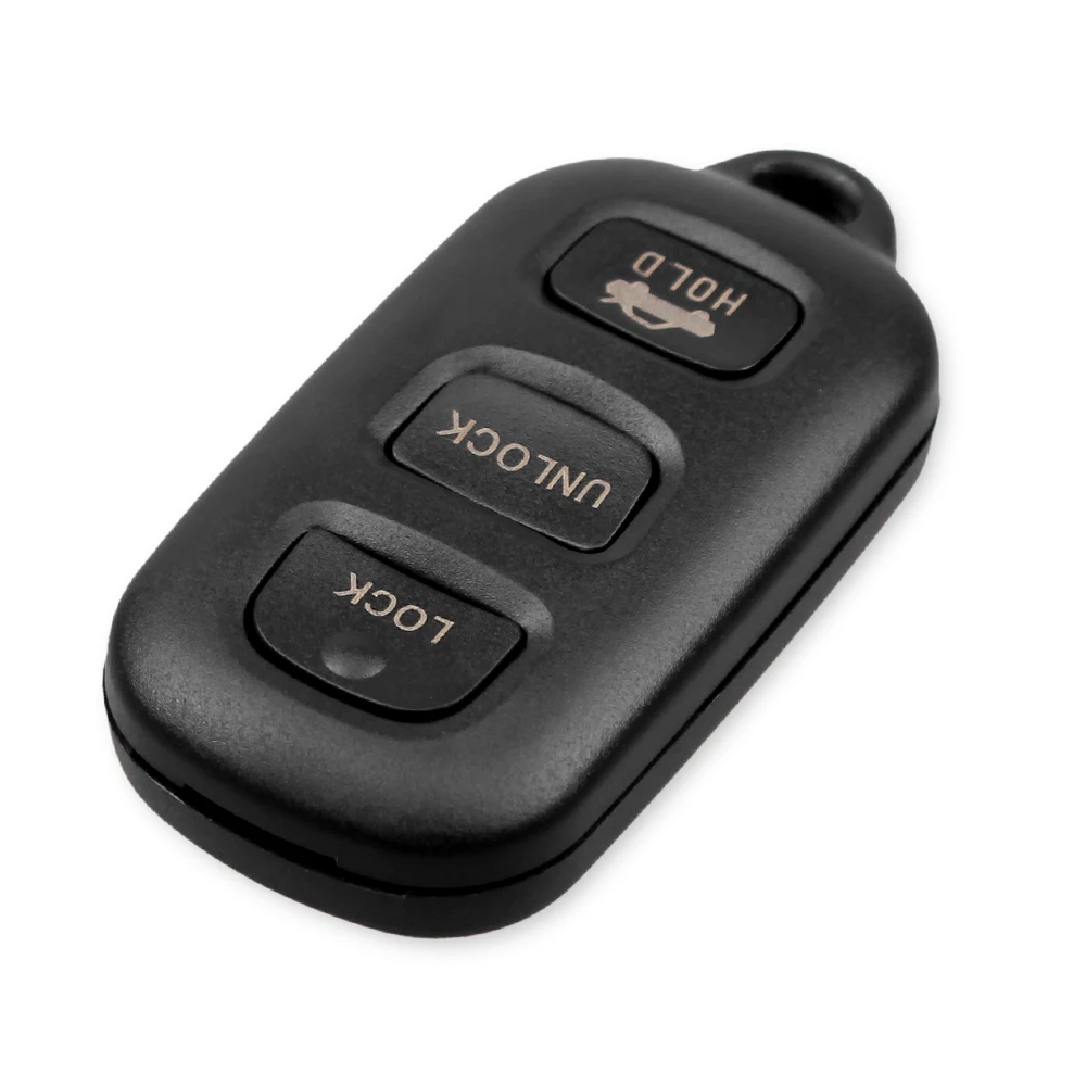 KEYYOU Replacement Remote Key Shell Fob 3 Buttons + Panic For Toyota Sequoia RAV4 Prius 4-Runner 4Runner 2003-2008 Keyless Case