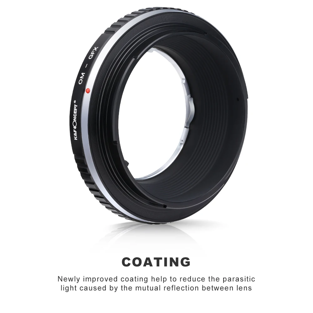K & F Concept CL356 адаптер крепления объектива Olympus Крепление объектива к Fujifilm GFX серии крепление корпуса камеры для Fujifilm GFX 50S камера