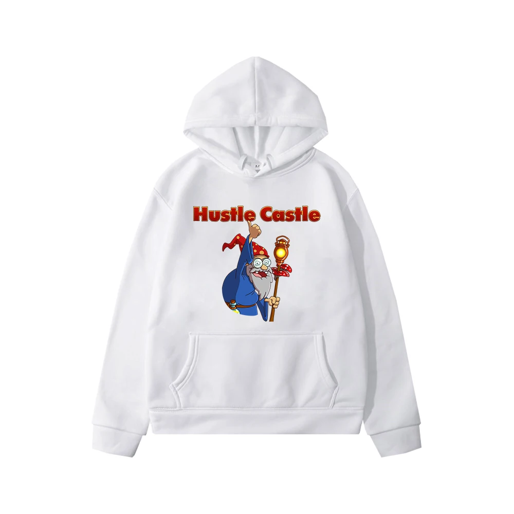 Children Outwear Hot Game Hustle Castle Graphic Kids Pullover Hoodie Sweatshirts Girls Clothing Baby Boys Clothes Kawaii Casual