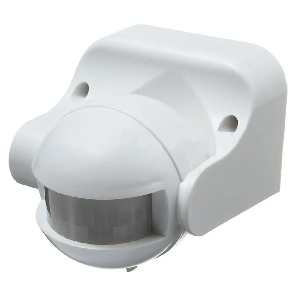 AC 220V-240V 110V Infrared Motion Sensor Detector 180 Degree Outdoor IP44 Security PIR Movement Switch Max 12m 50Hz 3-2000LUX