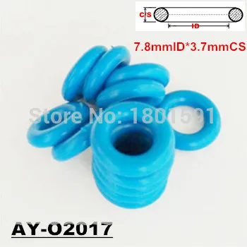 Free shipping 500pieces 7.8mm *3.71mm  fuel inejector oring seals kit (AY-O2017)