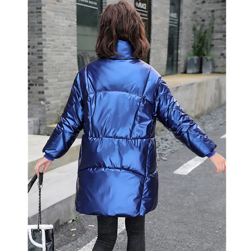 UHYTGF Womens winter jacket parka women Loose size winter coat down jacket women Down parka female parka winter jacket woman 848