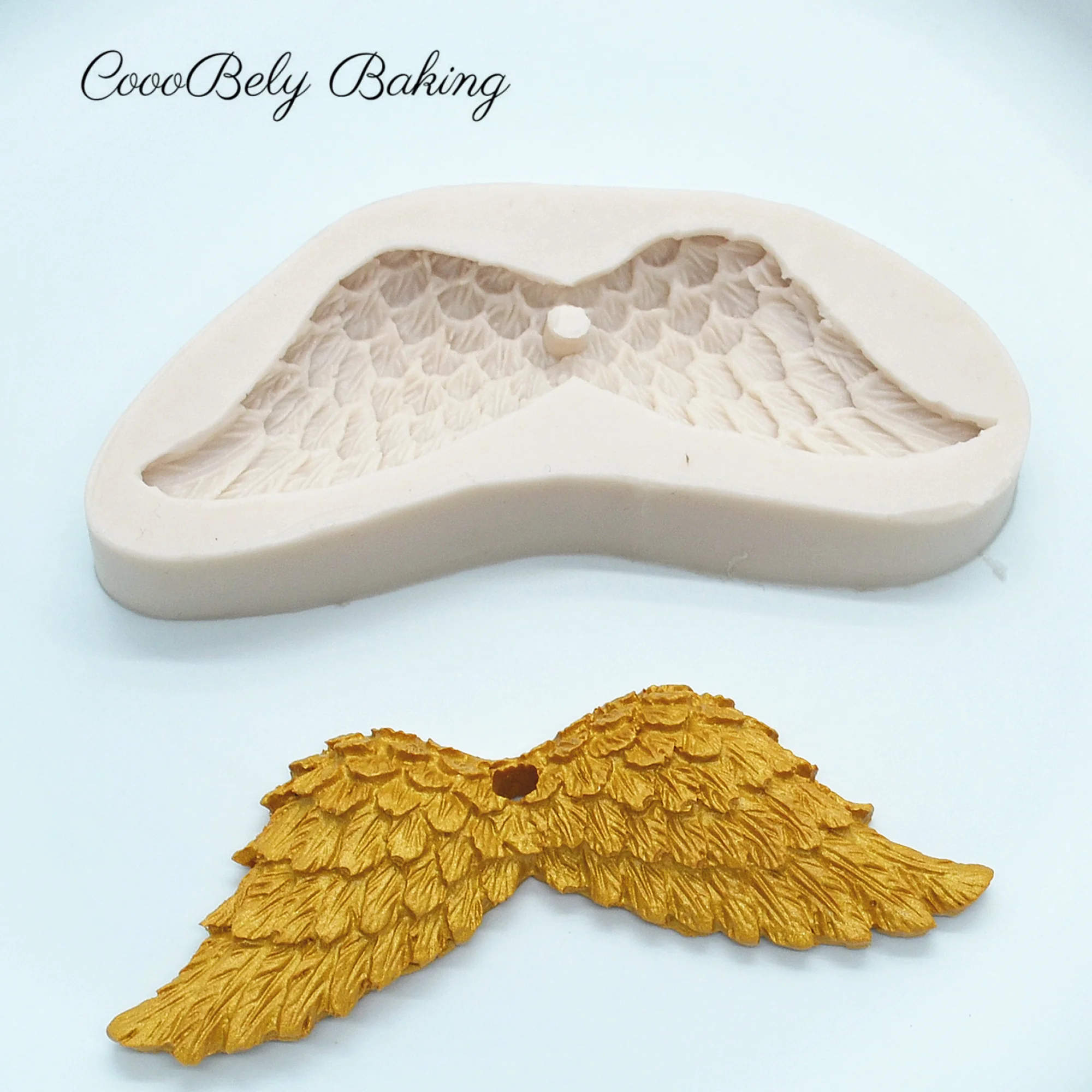 3D Wing Silicone Fondant Molds Angel Wing Cake DIY Decoration Chocolate Candy Craft Clay Tools Resin Cake Decorating Tools