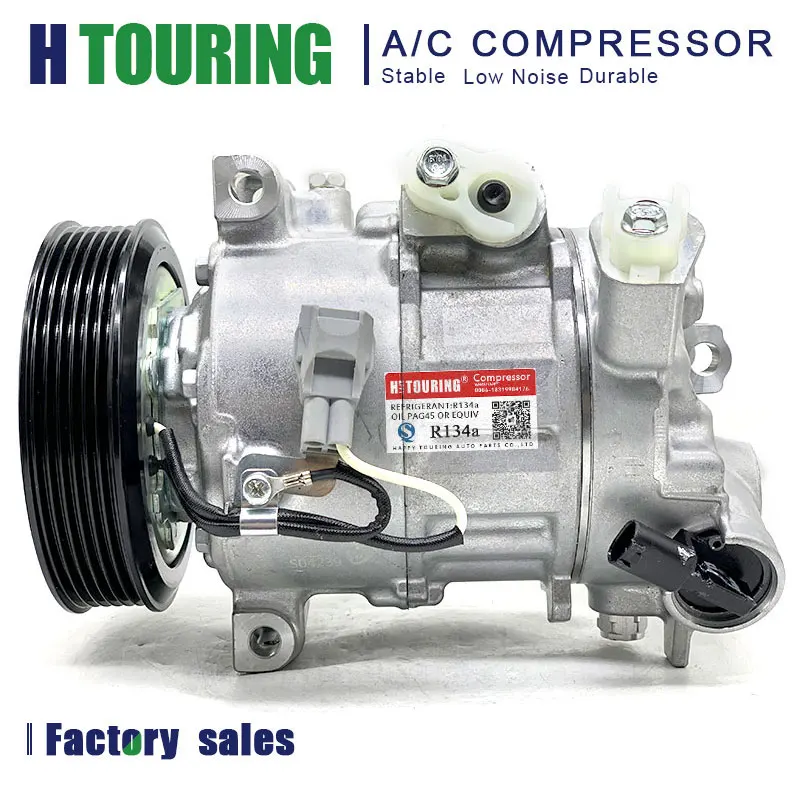 6SBU14C AC Compressor for Alfa Romeo Giulia 952 2015-2020   447140-0743 447250-0811 50537068 50537067 GE447140-0733 4471400733