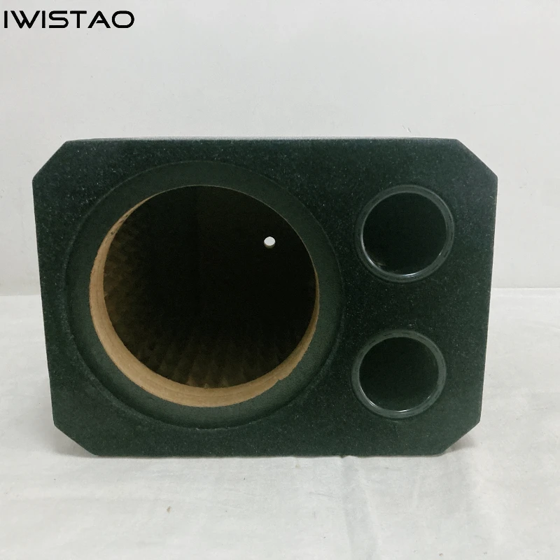 

IWISTAO HIFI 8 Inch Passive Subwoofer Empty Cabinet Honeycomb HDF Board Enclosure Front Inverted Car Audio DIY