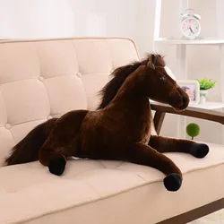Simulation horse doll 65x36cm children's plush toy horse doll gift