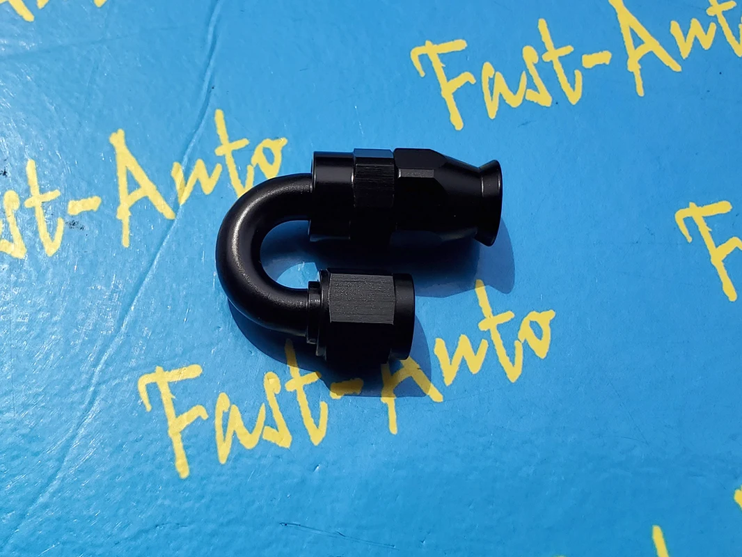 reusable 7/8-14unf thread -10an AN -10 AN10 180 degree 180degree PTFE tpfe Swivel Hose End fitting