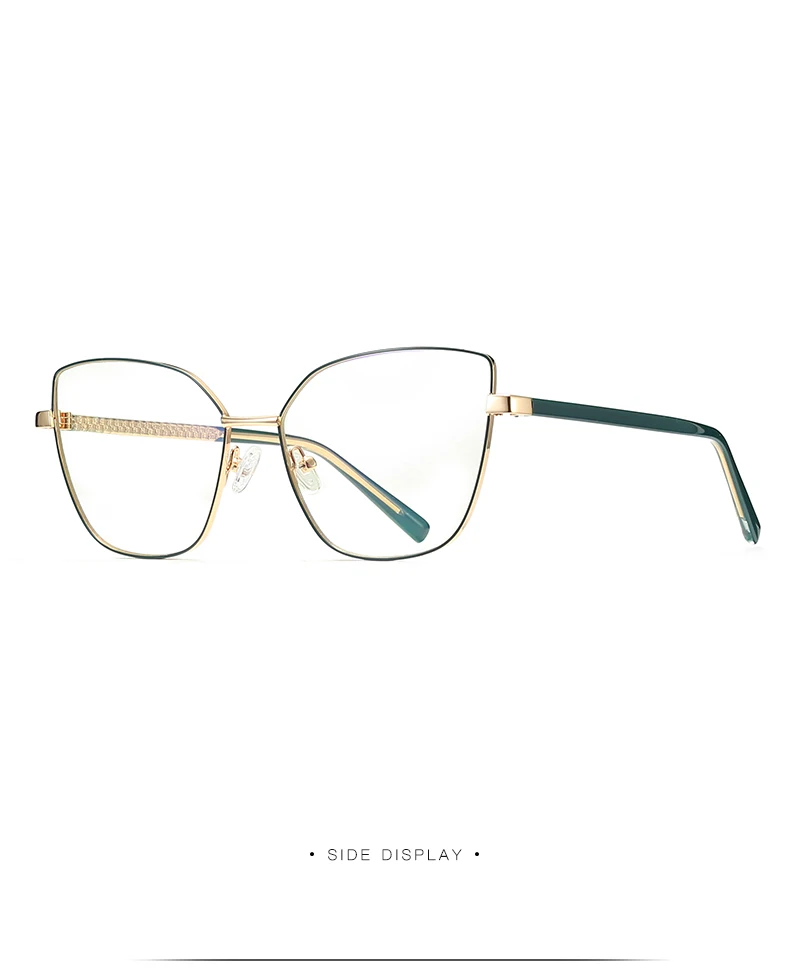 Mode Frauen Katzenauge Vollrand Legierung Brille Rahmen für weibliche verschreibung pflicht ige Brillen optische Brille für Frau – Detail 26