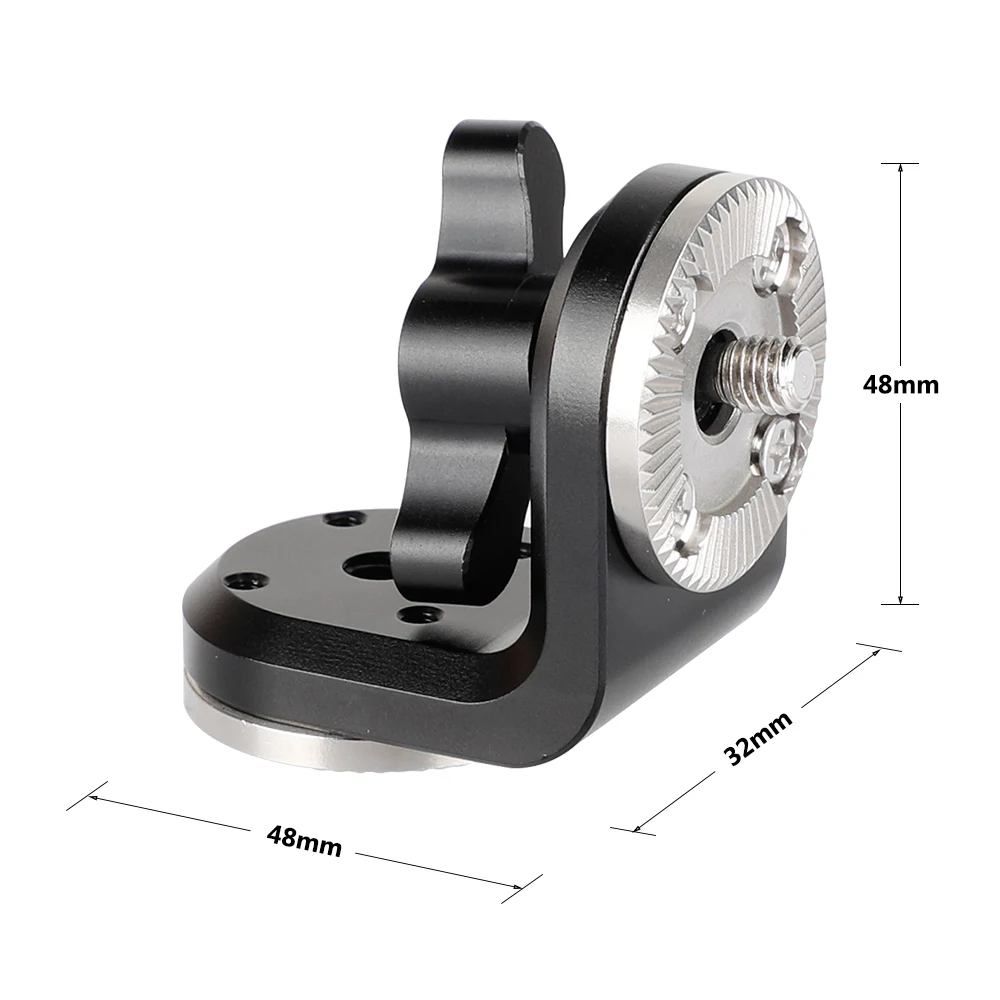 HDRIG Aluminum Dual ARRI Rosettes Extension Mount Vertical Type With Central M6 Thread for Camera Cgae Rosette Accessories