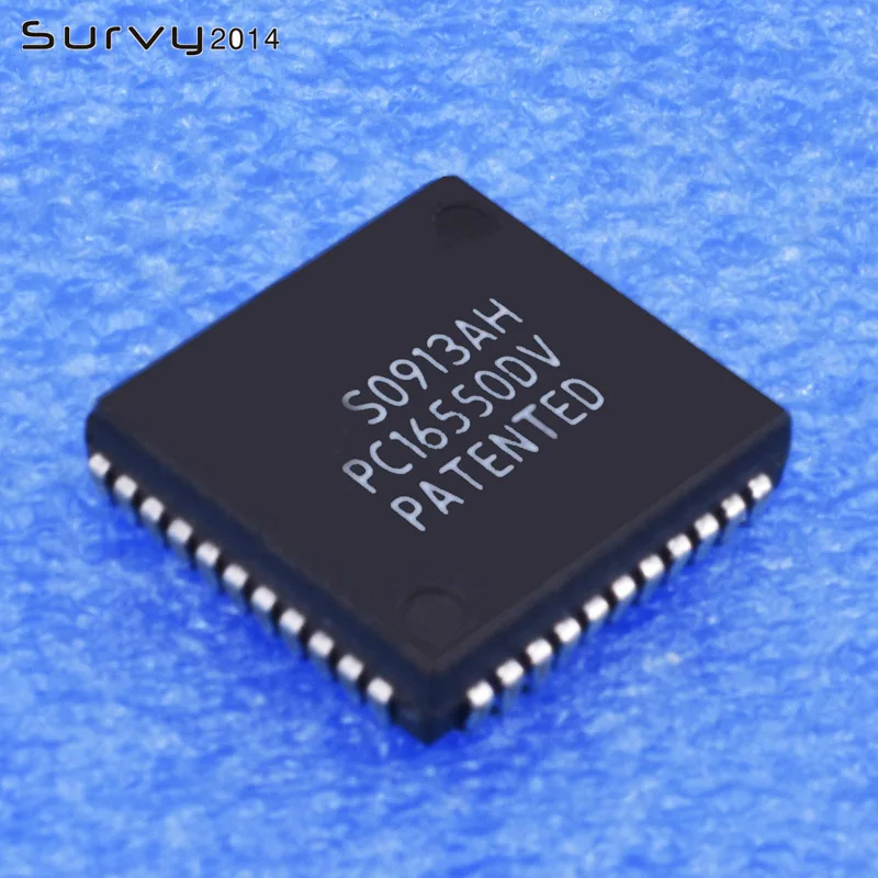 1/5PCS PC16550DV PLCC 44PIN PC1655 Universal Asynchronous Receiver/Transmitter