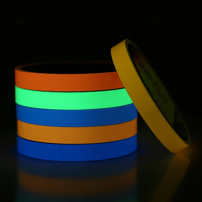 1m Luminous Fluorescent Night Self-adhesive Glow In The Dark Sticker Tape Safety Security Home Decoration Warning Tape